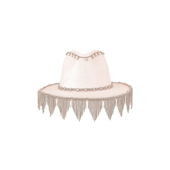 8 Other Reasons Rhinestone Cowboy Hat White Crystal main image 4